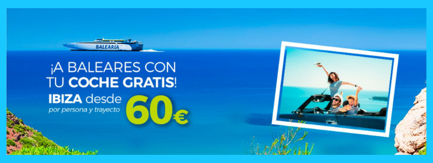 Imagen de ¡A Baleares con tu coche gratis!